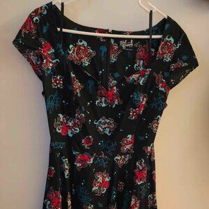 Hell Bunny Poseidon 50's swing dress